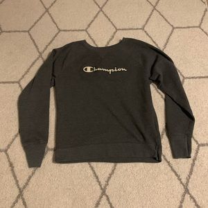 Champion grey crew neck